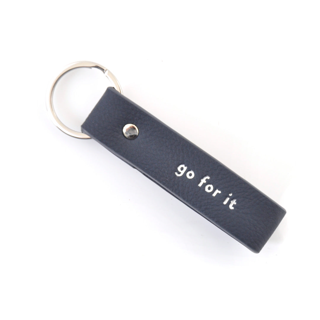 PU Strap Key Chain - Go For It